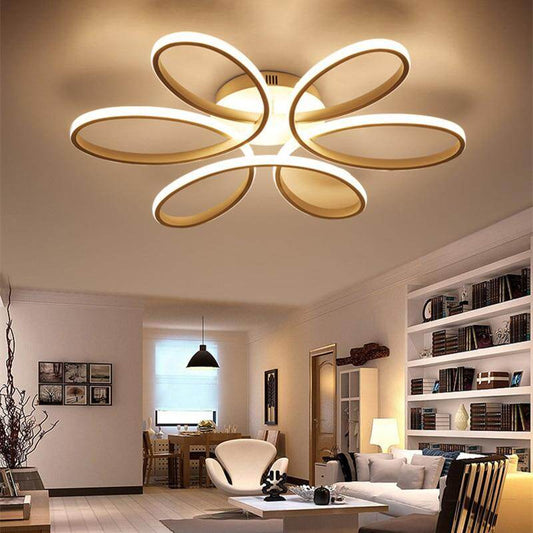 Modern Led Chandelier Ring Chandelier For Living Room Chandeliers Lustre Luminaria Chandelier Decoration