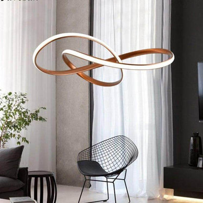 New Design Gold Hanging Pendant Lamp 60W For 10-15Square Meters Bedroom Pendants Led Kitchen Led LightPendant Lamp