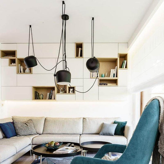 Loft Nordic design pendant lights fixtures modern led dining room home decor industrial hanging lamp