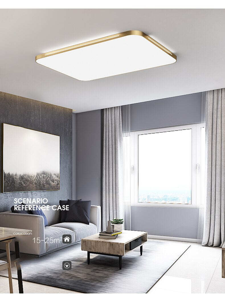 Modern atmosphere light luxury ultra thin ceiling lamp bedroom living room kitchen dining room ceiling lamp