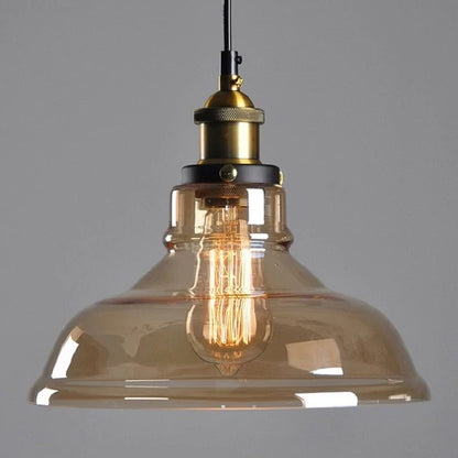 Vintage Pendant Lights Glass Pendant Lamps Loft Industrial Hang Lamp Smoky Grey Lamparas De Techo Colgante Modern Lustre Pendent