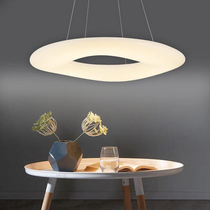 LED Living Room Chandelier Creative Ring Light Luxury Chandelier