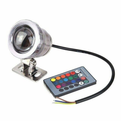 Waterproof RGB LED Flood Light Underwater Fountain Pool Pond Aquarium Spotlight Bulb Lamp Outdoor Garden AC DC  15W