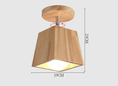E27 5W Iron Ceiling Lamp Shade Pendant Light Covers and Shades Triangle Metal Ceiling Lamp