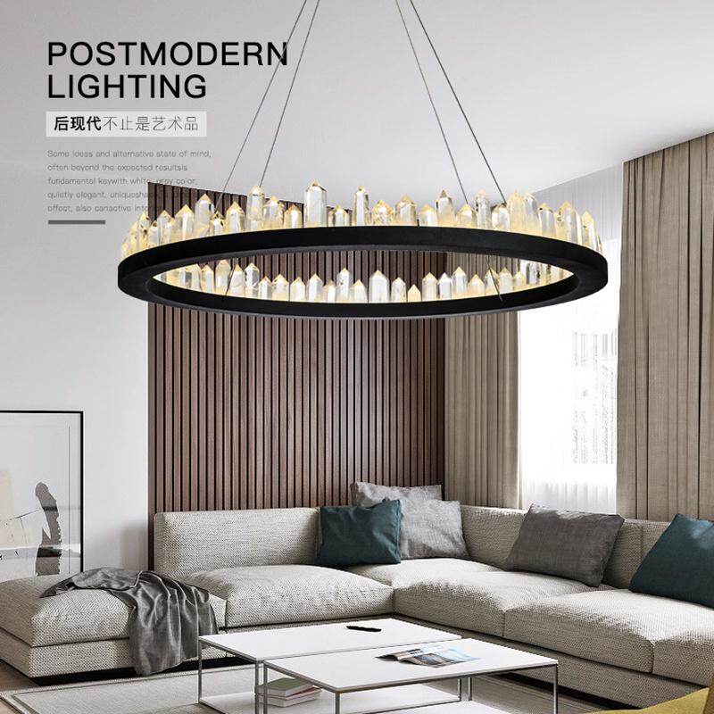 Modern Chandelier Lustre LED Living Room Crystal Lamp Hotel Villa Exhibition Hall Art Decoration LED Crystal Chandeliers Pendant