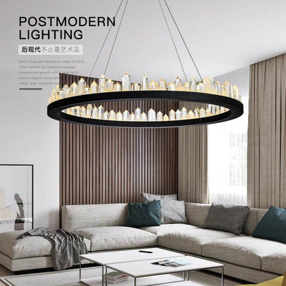 Modern Chandelier Lustre LED Living Room Crystal Lamp Hotel Villa Exhibition Hall Art Decoration LED Crystal Chandeliers Pendant