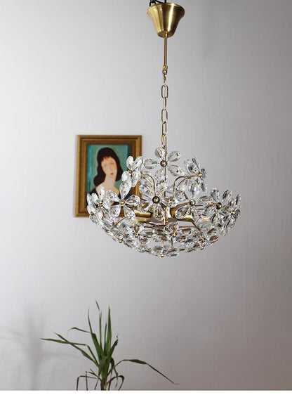 Crystal Chandelier Garden American Retro Style Lamps