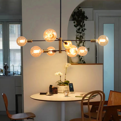 Nordic Modern Chandelier Hanging Lamps For Ceiling Home Decor Living Room Bedroom Pendant Indoor Fixtures E27 G95 G125 Milk Bulb
