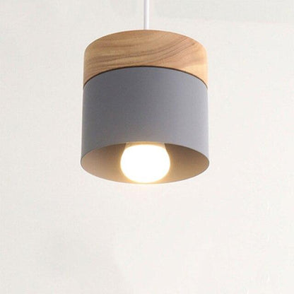 LED Wood Pendant Light Modern Nordic Pendant Lamp LED Pendant Lighting Bedroom Bedside Study Corridor Hotel Pendant Lamps
