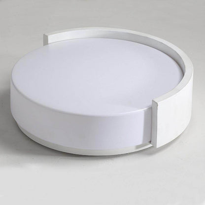 Modern LED Ceiling Light Lamp Dimmable Round Multicolor Lighting Fixture Bedroom Kitchen Surface Mount Living Room White Black