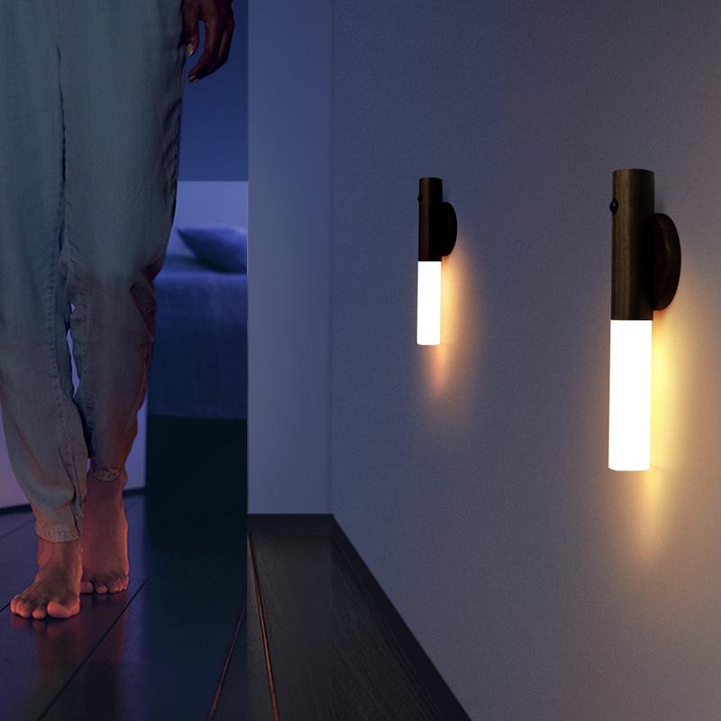 Intelligent Human Body Induction Small Night Light LED Household Charging Corridor Induction Light