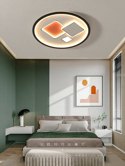 Creative Bedroom Ceiling Lamps Modern Minimalist Nordic Round Lamps