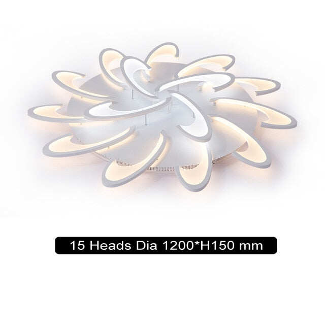 Remote Control LED Ceiling Lights with Ultra-thin Acrylic Flush Mount Lamp