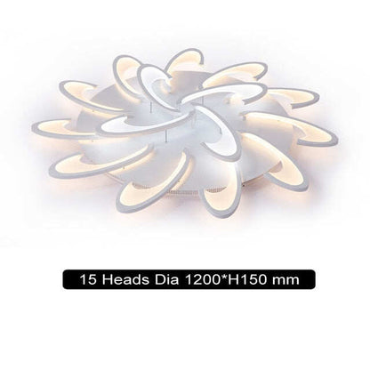 Remote Control LED Ceiling Lights with Ultra-thin Acrylic Flush Mount Lamp