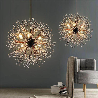 Dandelion Fireworks Modern Pendant Ceiling Lamps Loft For The Kitchen Led Pendant Lights Hanglamp Hanging Light Fixture