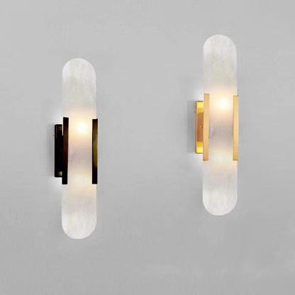 Nordic Modern Simple Copper Marble Wall Lamp Stair Study Bedroom Copper Wall Lamp