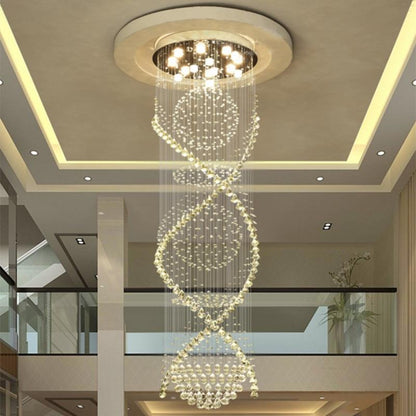 Empire Loft Classical Crystal Europe Vintage Chandelier With GU10 9 Lights For Bedroom Living Room Hotel Lobby Restaurant Store
