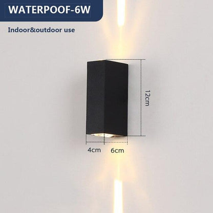 Led wall lamp bedside lamp bedroom living room wall lamp modern simple creative corridor hotel cross star wall light