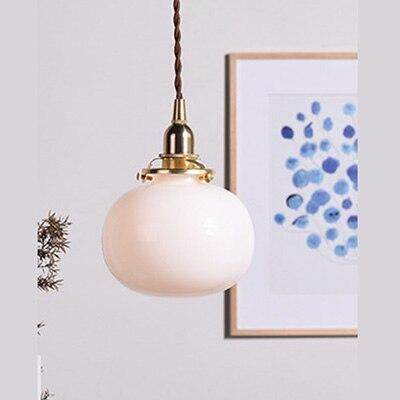 Modern Creative Glass Pendant Lamp Bar Bedside Bedroom Dining Room Decoration Pendant Lights Indoor LED E27 Combination Lighting