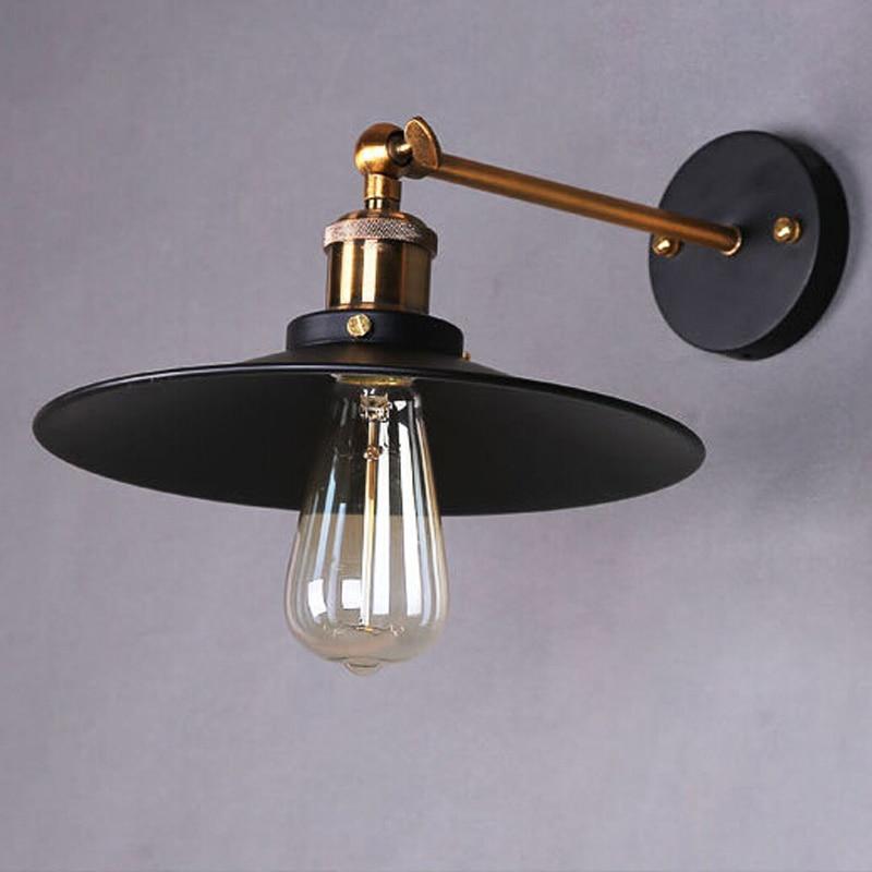 American style bedside antique wall lamp single-head living room lights vintage fashion bar lamps