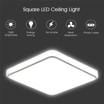 24W 30cmX30cm Square Led Ceiling Light Led Ceiling Lamp White Light Flush Mount Bedroom Fixture Lamp for Living Room