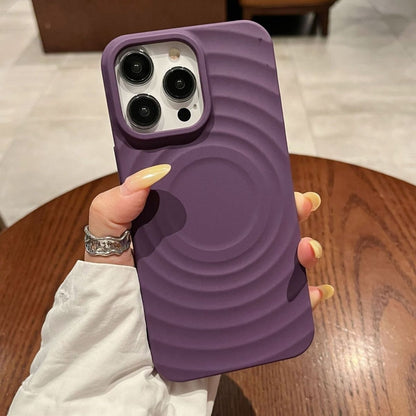 Simple Macaron Color Case Compatible for IPhone 17 16 11 15 14 12 13 Pro Max XR 15 16 Plus XS X Max Wave Attraction Case