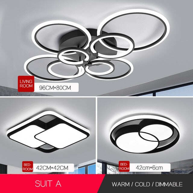 acrylic room modern nordic pendant hanging living room led light bedroom lamp color changing lights led chandelier lighting