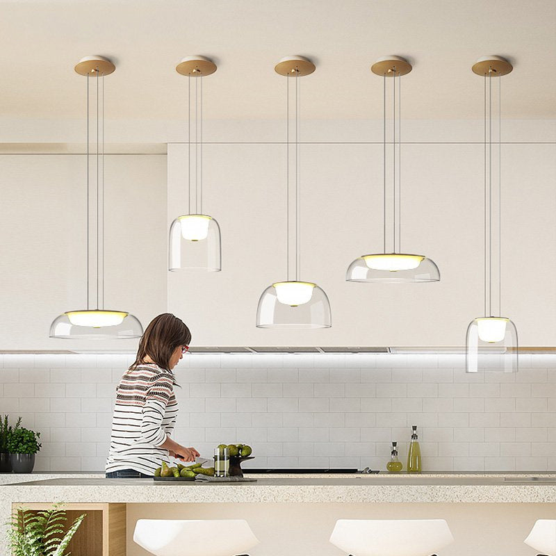 Designer Pendant Lights Glass lampshade lustre Living Room light Dining Room Hanging Lamp Indoor lighting