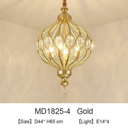 Nordic Crystal Pendant Lights Black Dining Table Lamp Hanging Light For Kitchen Living Room Bedroom Corridor Led Industrial Lamp