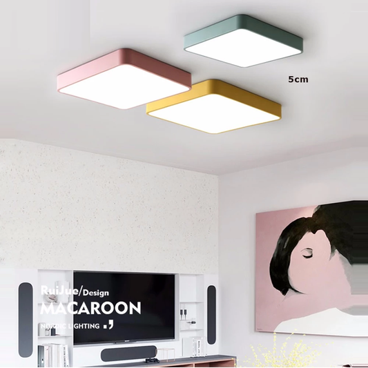 LED Modern Acryl Alloy Square 5cm Colorized LED Lamp.LED Light.Ceiling Lights.LED Ceiling Light.Ceiling Lamp For Foyer Bedroom