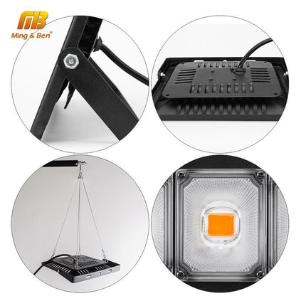 Led Floodlight AC Phyto Grow Lamp IP65 30W 50W 100W 150W Full Spectrum Outdoor Lighting Wall Lamp LED Flood Light