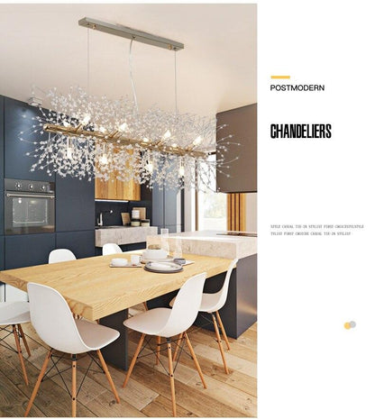 Modern Kitchen Island Pendant Light Inspiring Dandelion Dining Table Hanging Lamp Counter Suspension Lighting Fixture