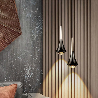 LED Pendant Lights Mirror Lamp Dimmable Aluminum&Acrylic Home Kitchen Island Dining Living Room Bar Cafe Droplight Fxture
