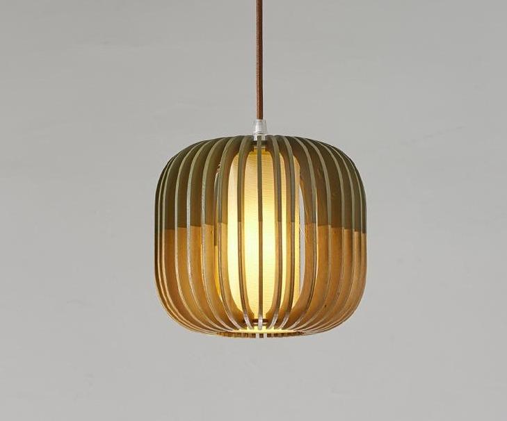Simple Solid Wood Nordic Pendant