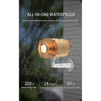 high-power advertising logo projection lamp customized remote control rotary waterproof outdoor door head