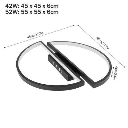 Modern LED Ceiling Light Minimalist Balcony Aisle Lamp 42W 52W LED Chandelier Light for Living Room dining Kitchen Bedroom Decor