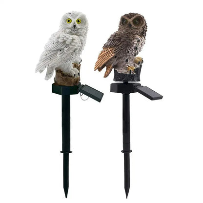 Led Solar Power Outdoor Garden Waterproof lighting Night Lights Owl Shape Energia Lamp Owl Stake Lawn Light decoration