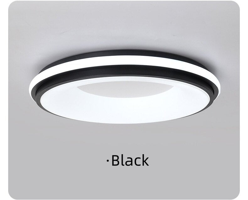 Nordic LED Ceiling Light Originality Macaron Circular Color Modern Ceiling Lamp Balcony Bedroom Study Room Aisles Home Lighting