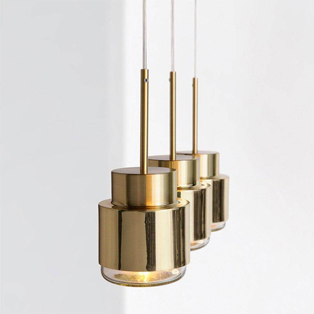 Pendant Lights Hanglamp Hanging Lamp Nordic Lamp Golden Restaurant Bedroom Bedside Metal Simple Postmodern Creative