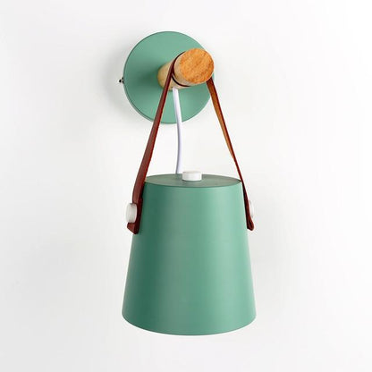 Modern minimalist adjustable wall-mounted household bedside lighting wall decoration bathroom mirror lamp LED wood wall lamp E27