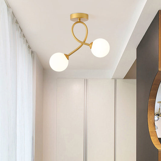 Modern Glass Ceiling Light Minimalist Ceiling lamp Indoor Lighting Hallway Aisle Balcony Entryway