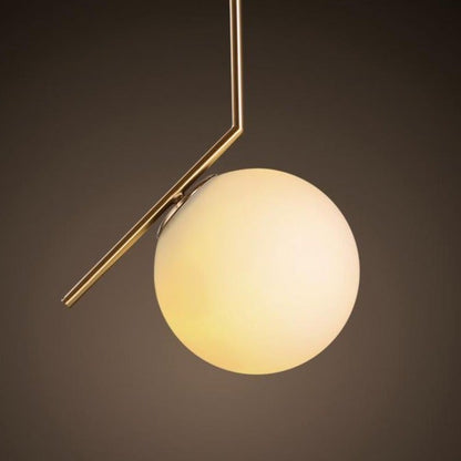 Modern Style Living Room Bedroom Minimalist Restaurant  Pendant Light Nordic Clothing Decoration Glass Ball Pendant Lamp