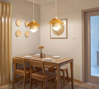 Pendant Light Led Pendant Fixture Hanging Kitchen Lamp Dining Room Pendant Lamp E27 Dinning Room Lights Wood Pendant Lamp Modern