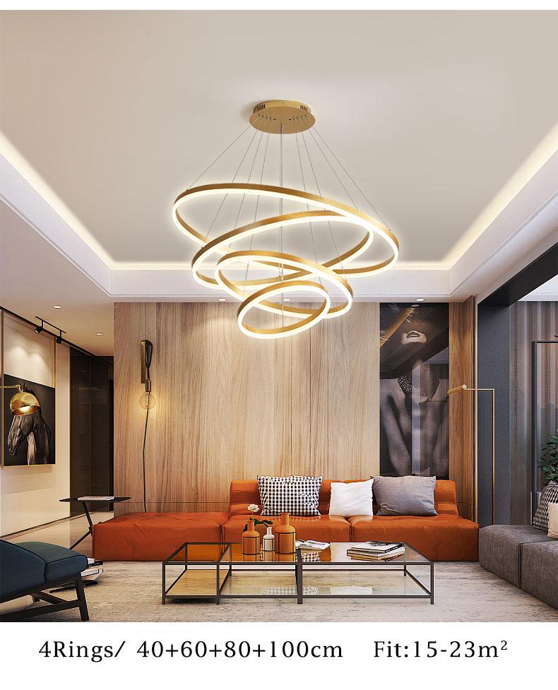 High Quatily Modern Led Pendant Light For Large Living Room Dining Room Kitchen Hotel Hanging Lamp Ceiling Pendant Lamp Luminare