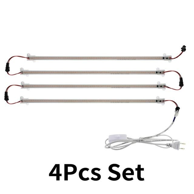 LED Grow Light Full Spectrum LED Bar Lamp for Plants High Luminous Efficiency 8W 50/30cm for Grow Tent Greenhouses Flowers