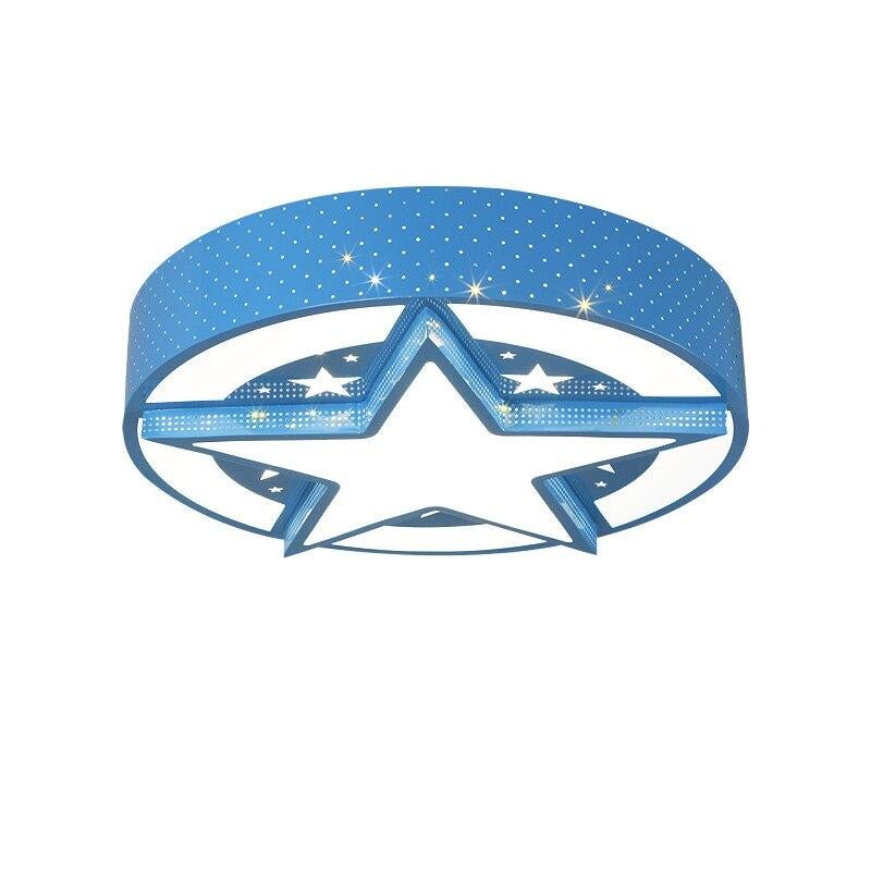 Modern Ceiling Light With Remote Control And Bluetooth Speaker For Kids Room Light