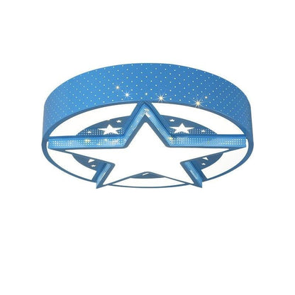 Modern Ceiling Light With Remote Control And Bluetooth Speaker For Kids Room Light