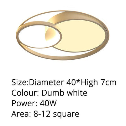 Modern LED Ceiling Lamp For Bedroom Study Room White Black Grey Frame Indoor Lighting Lights Lampadario Luminaria Lustres