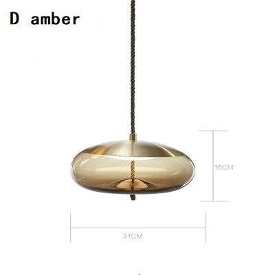 Modern Glass Scandinavian Pendant Lights Nordic Hanglamp Hemp Rope Industrial lamp For LOFT Deco Maison