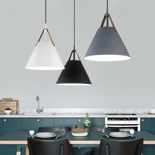 Nordic Restaurant Pendant Lights LED Handlamp Indoor Dinning Room Lamp Home Lighting Single-Three Heads Lamparas E27 AC110-220V